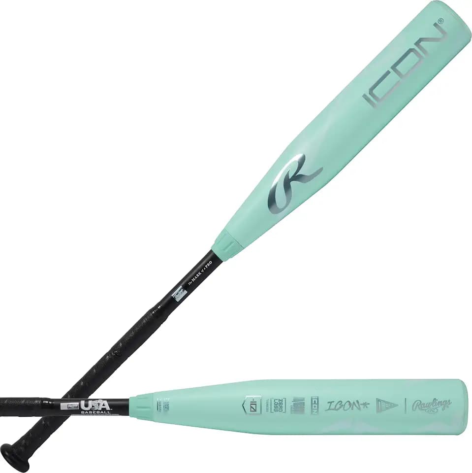 Rawlings | 2026 | ICON Baseball Bat | USA | -5/-8/-10/-12 | 2 Pc. Composite