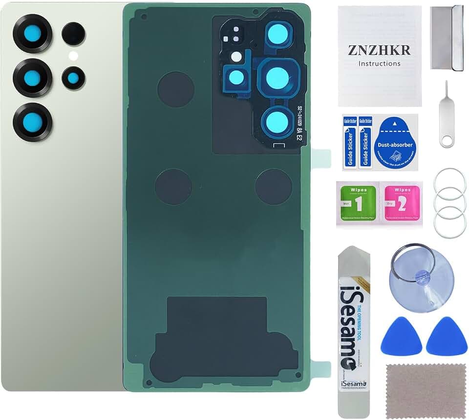 Back Glass Replacement for Samsung Galaxy S25 Ultra(6.9 inch,Jadegreen)