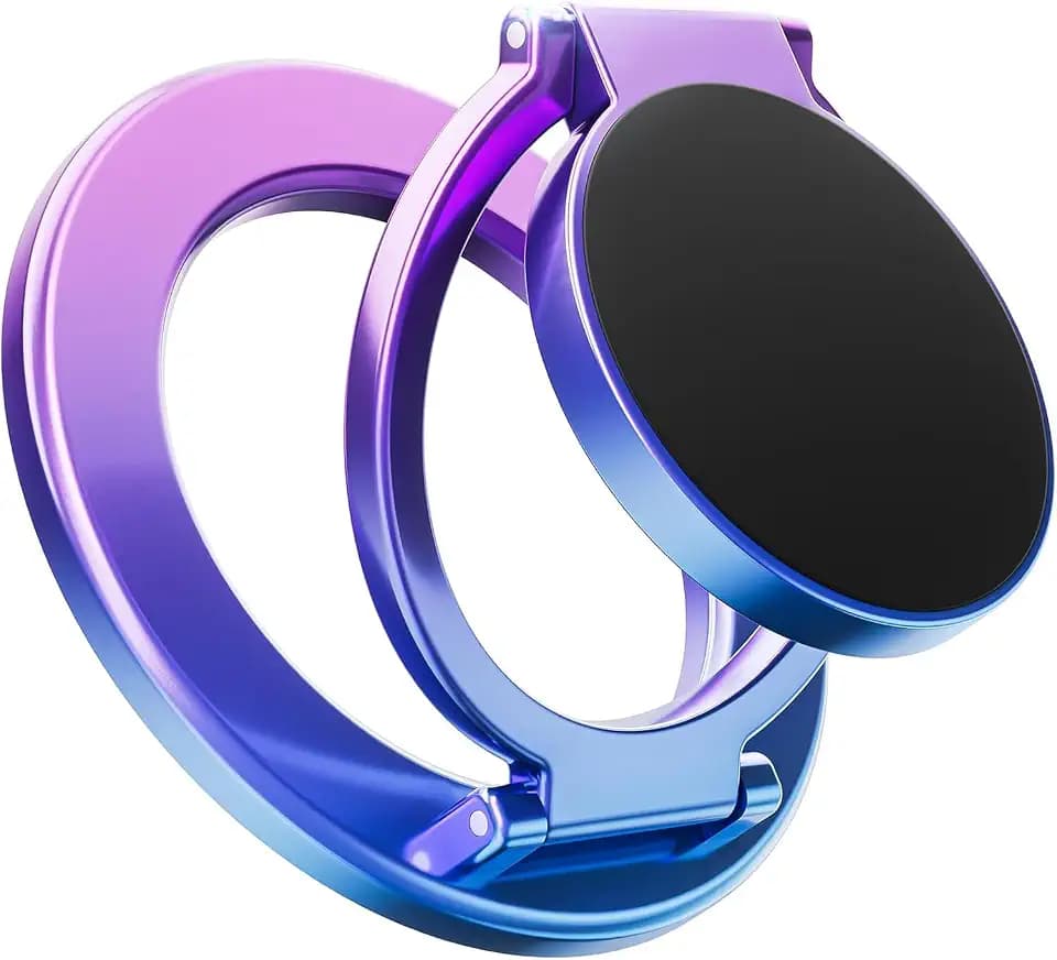 SUPERONE Dual-Sided Magnetic Ring Holder, Colorful Gym Phone Grip Kickstand