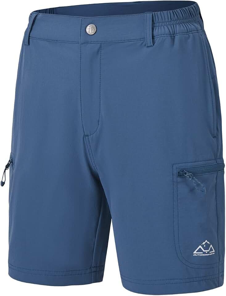 donhobo Damen Shorts Leichte Schnelltrocknend Atmungsaktiv Wanderhose Outdoor Sport Cargohose Sommer Bermuda Freizeit Kurze Hose