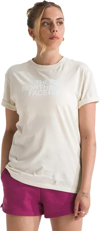 THE NORTH FACE Women's Evolution Short Sleeve Half Dome Tee | Everyday Cotton Shirt With a Logo Graphic