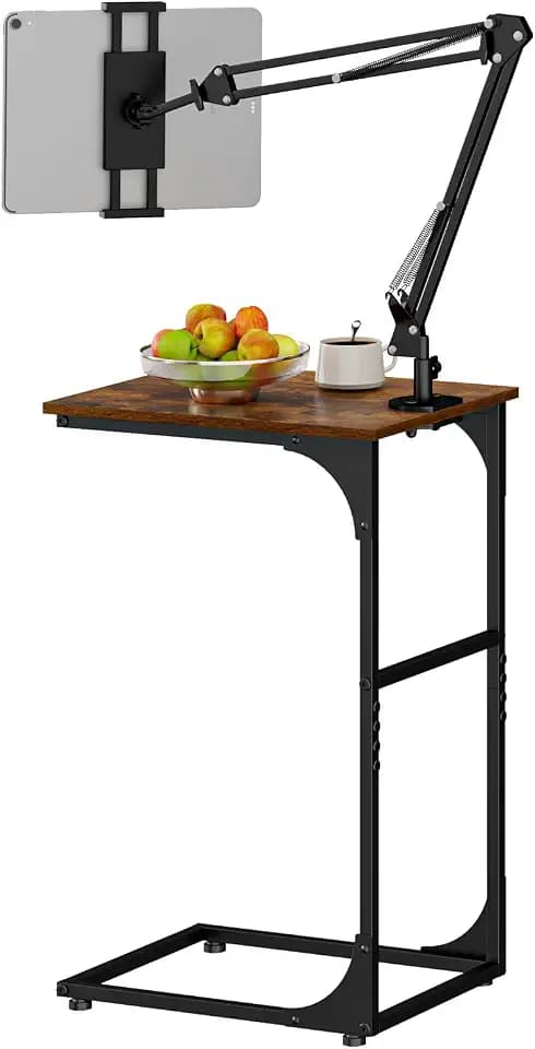 Floor Kindle Phone Tablet Stand with End Table for Overhead Bed,Counch
