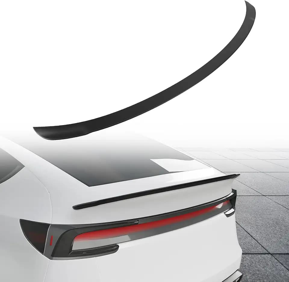 Spoiler Fit for Tesla Model Y Juniper 2025 2026, Rear Spoiler Wing ABS OEM Rear Trunk Lip Sporty Appearance Model Y Accessories, Matte Black