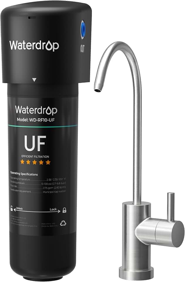 Waterdrop 10UB-UF 0,01-μm-Ultrafiltrationsfilter für Untertisch