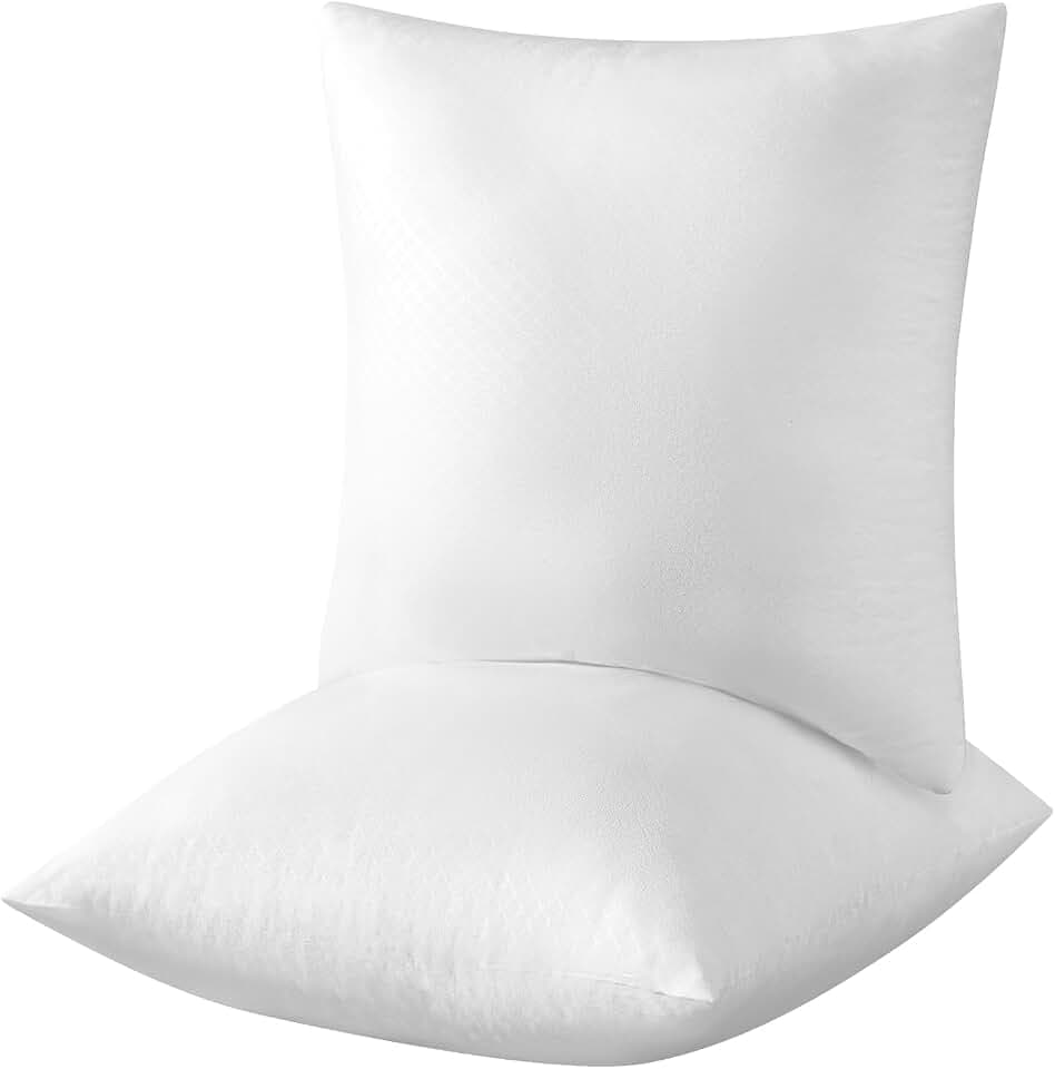 Body Pillow for Adults, Full Body Pilllow for Sleeping, Long Round Cervical Pillow, Bolster Side Sleeper Pillow with Cover (Weiß (2er Pack), 50 x 50 cm)