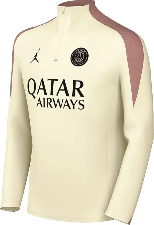 Nike PSG Top PSG Y Nk Df Strk Drill Top K3R, Pale Ivory/Rust Pink/Black, FQ2638-111, M