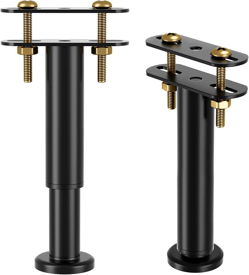 VETIN 2 Stück Höhenverstellbar Bettbeine 18-32 cm, Stützbein für Bettrahmen