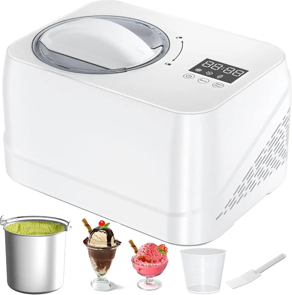 Eismaschine mit Kompressor 1L, Eismaschine Selbstkühlend