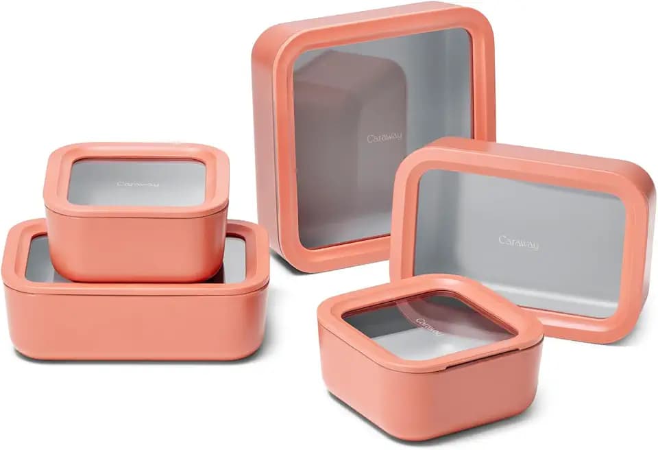 Caraway 13-Piece Glass Food Storage Container Set