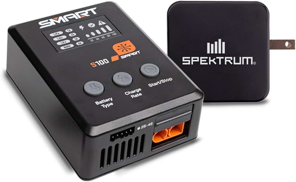 Spektrum S100 1x100W USB-C Smart Charger with 65W USB-C GaN Power Supply Combo SPMXC2090P