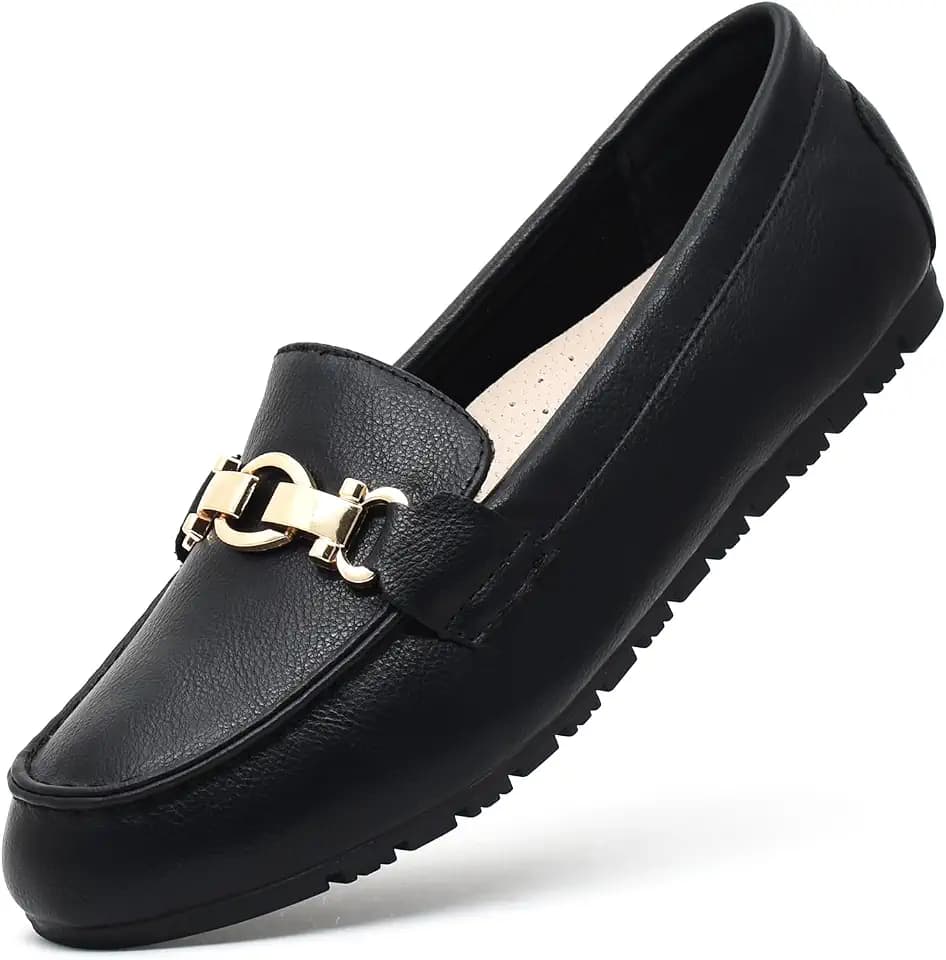 Cvistpieo Loafers for Women Business Casual Shoes Comfortable & Lightweight Penny Loafers Slip On Work Flats