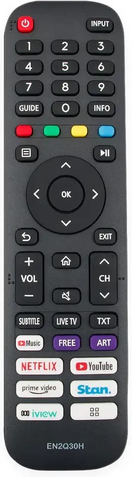 VINABTY Ersetzte Fernbedienung Passend für EN2Q30H Hisense 120L9 100L9 Laser TV 100L9FTUK-B12 120L9GTUK-A12 100L9GTUK-D12