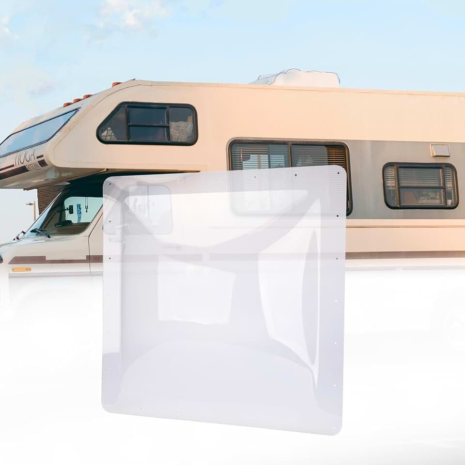 RVGUARD RV Skylight Replacement, 26" x 26", Clear, Include Screws ﻿