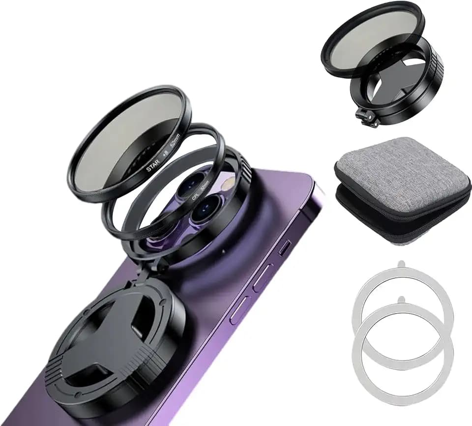 52mm CPL Handy-Kamera-Filter, magnetisches Blendschutz-Zubehör