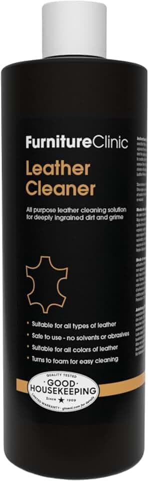 Furniture Clinic Leather Cleaner, Restores All Leather Types