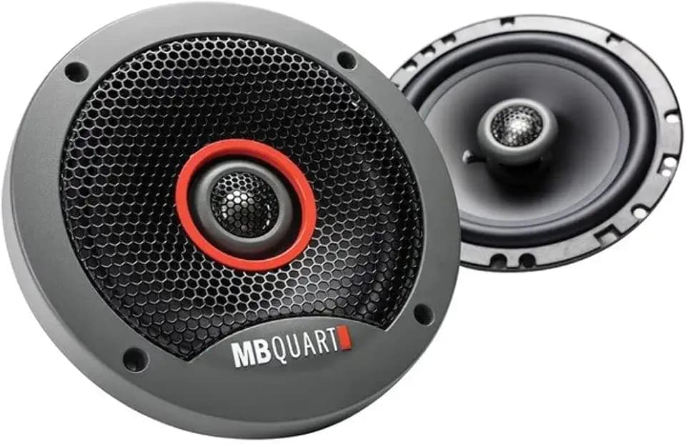 MB Quart Formula 6.5 Inch Slim Mount 2-Way Coaxial Car Speakers, Pair