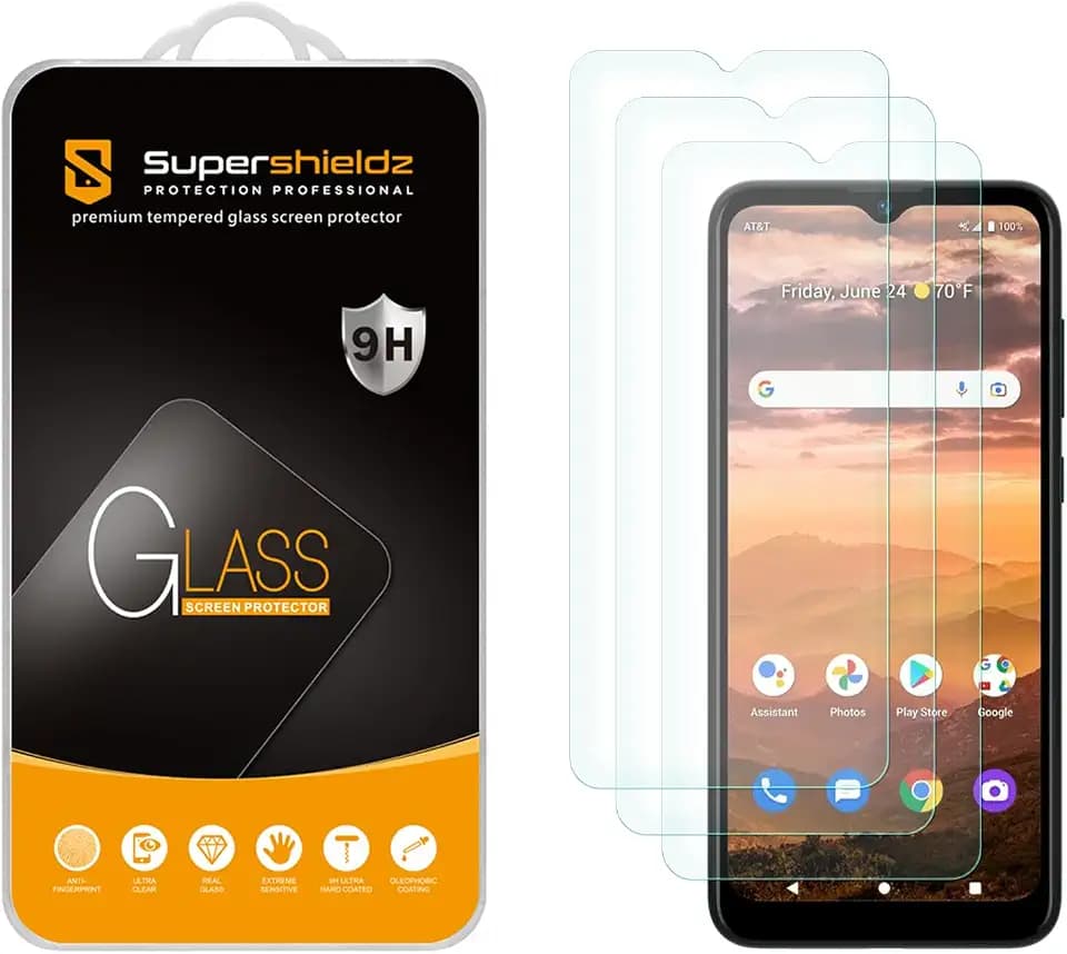 Supershieldz (3 Pack) Designed for AT&T (Maestro 3) Tempered Glass Screen Protector, Anti Scratch, Bubble Free