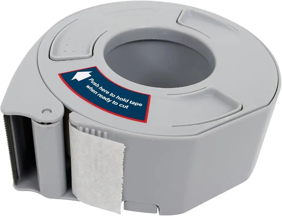 HOME IT Work® Malerkrepp Abroller 48 mm – mit 1 Rolle 50 m, geeignet für Kreppbänder 44–48 mm, präzises und schnelles Abkleben bei Malerarbeiten