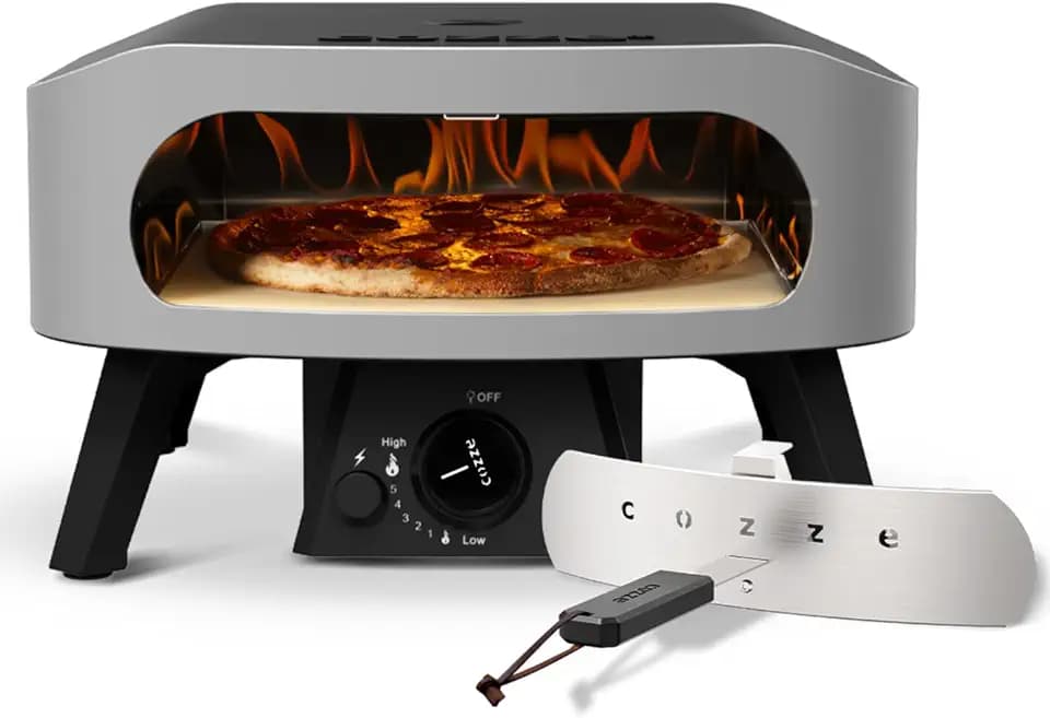 Forno Per Pizza - Cozze - 13 - Gas - 6 Kw - Fino A 450?c - Termometro Incluso - Porta