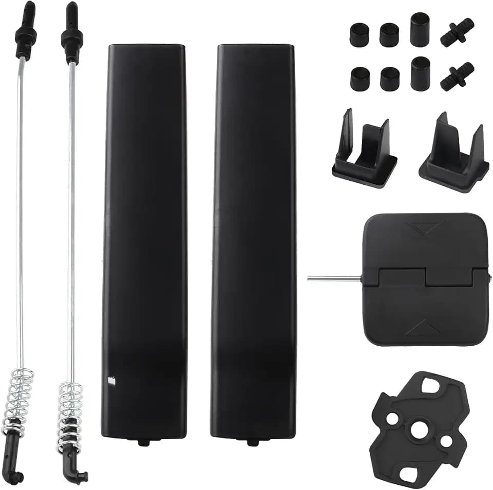 Reparatursatz Seitenfenster für VW T5/T6 Transporter Multivan Caravelle (2003–2015), Schiebefenster Fenstergriff Set Link/Recht Ersatzteile 7H0847781B 7H0847785 7H0847788A