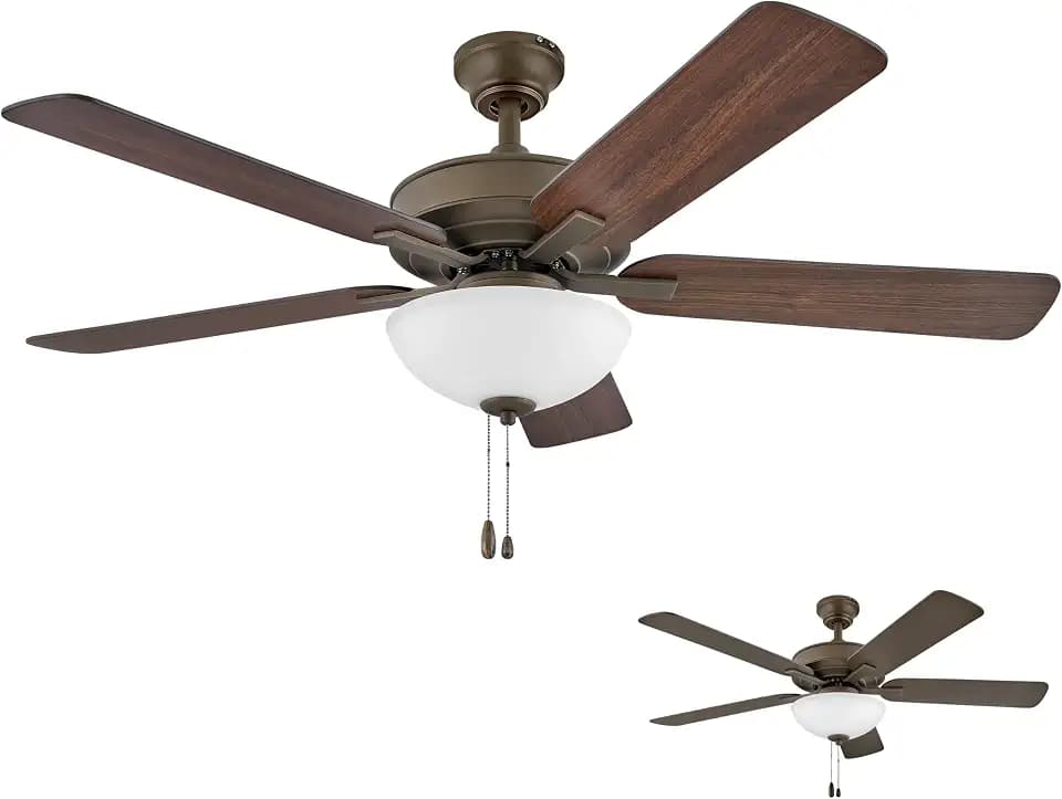 Hinkley Metro Illuminated 52" Indoor Ceiling Fan, Metallic Matte Bronze