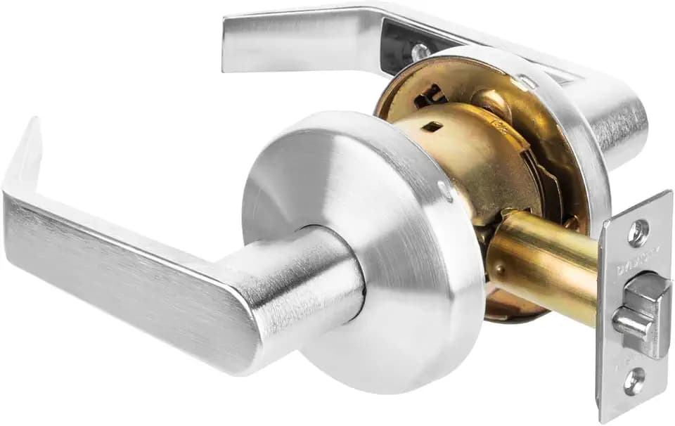Dynasty Austin Storeroom Lever Lockset, ADA, Light Duty, Satin Chrome