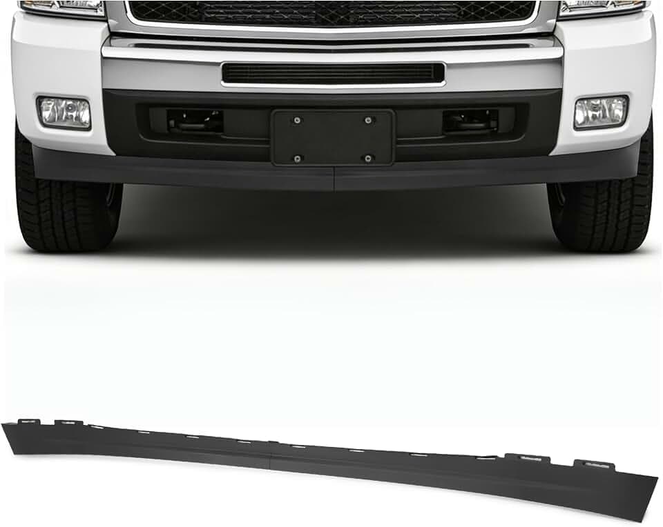 ALMULOO Front Bumper Lower Valance Compatible with 2007-2013 Silverado 1500