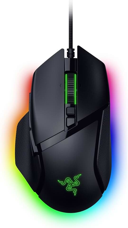 Razer Basilisk V3 35K Wired Ergonomic Gaming Mouse, Black