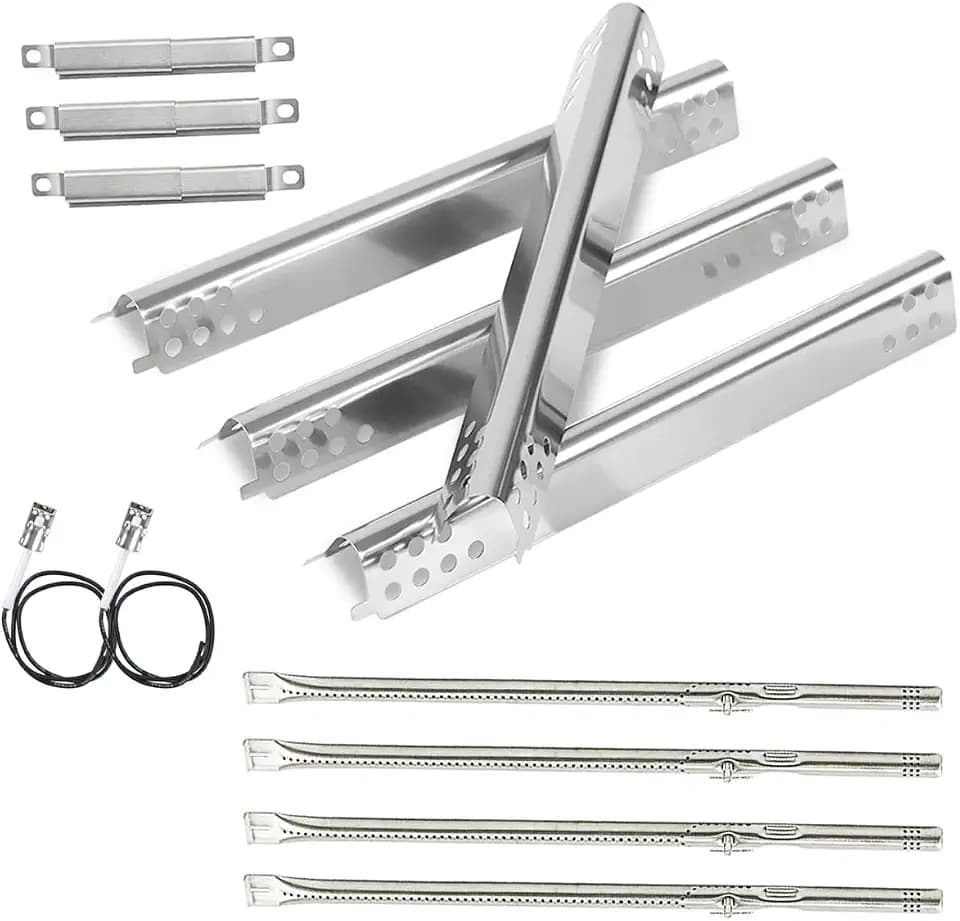 4 Burner 463342119 Grill Replacement Parts for Charbroil Performance 4 Burner 463332718, 463347017, 463335517, 463376419, 463342118, G470-0004-W1A Heat Plate, G470-5200-W1 Burner Grill Parts