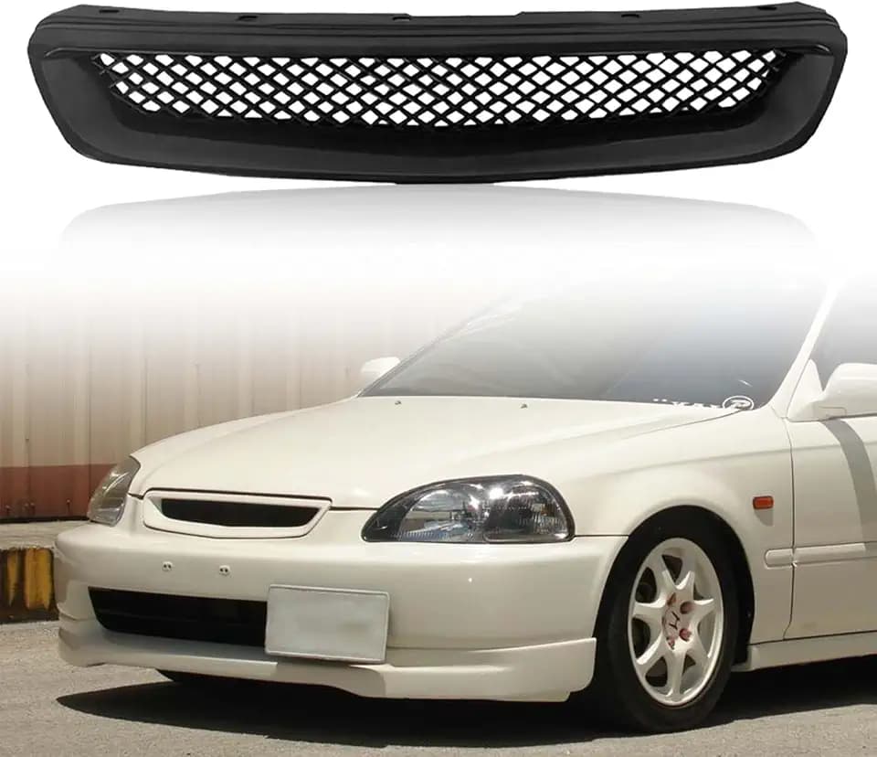 Front Bumper Grille Fit 1996 1997 1998 for Civic CX/DX/EX/LX/HX