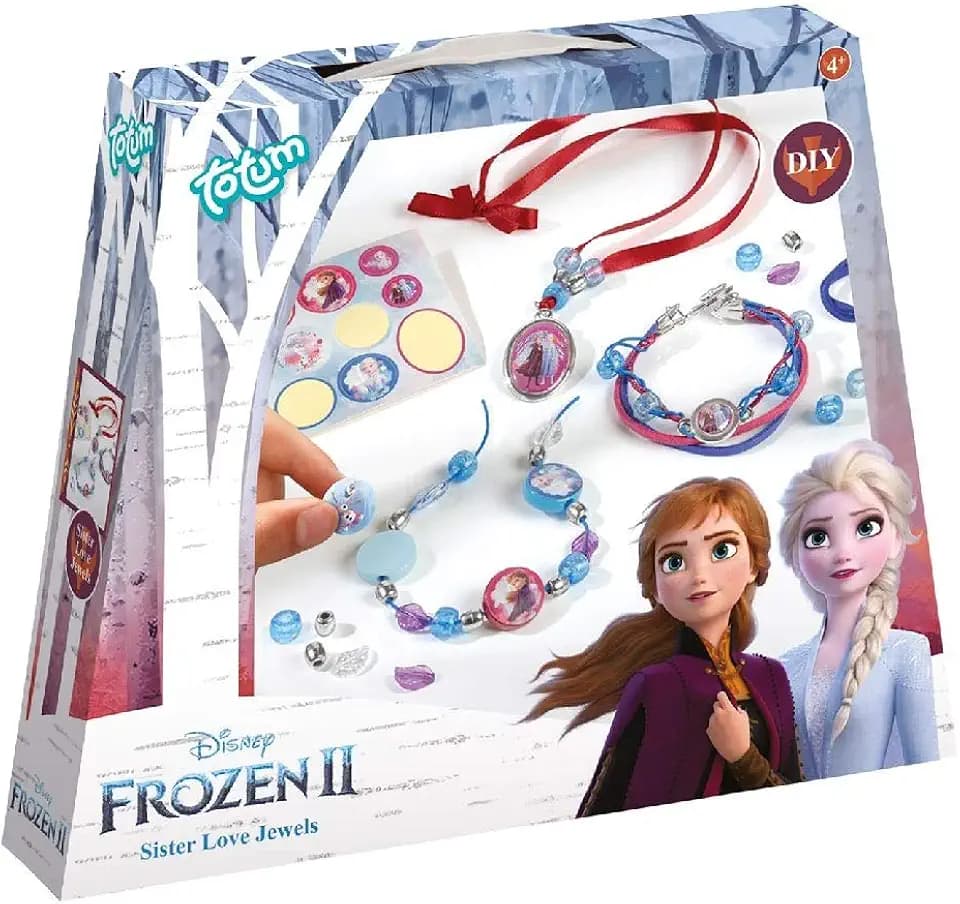 Totum Disney Frozen II Schmuckset – DIY Armbänder mit Anna & ELSA ab 3