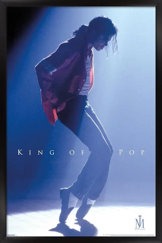 Michael Jackson - Dance Wall Poster, 22.4L" x 14.7W", Black Framed Version