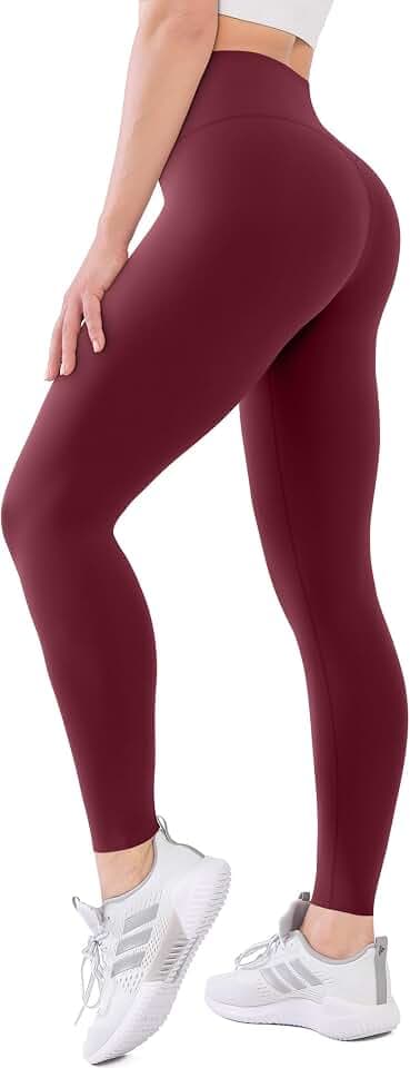 High Waisted Leggings with Pockets for Women Buttery Soft Full Length Capri Workout Yoga Pants Compression Pants