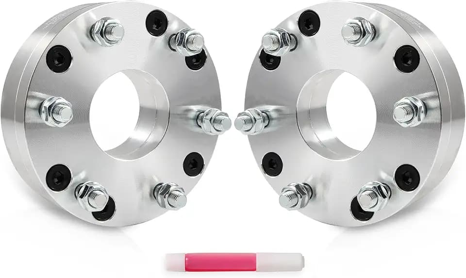 SCITOO 2Pcs 5x4.75 to 6x5.5 Wheel Adapters 2 inch Bore 70.5mm Studs 12x1.5
