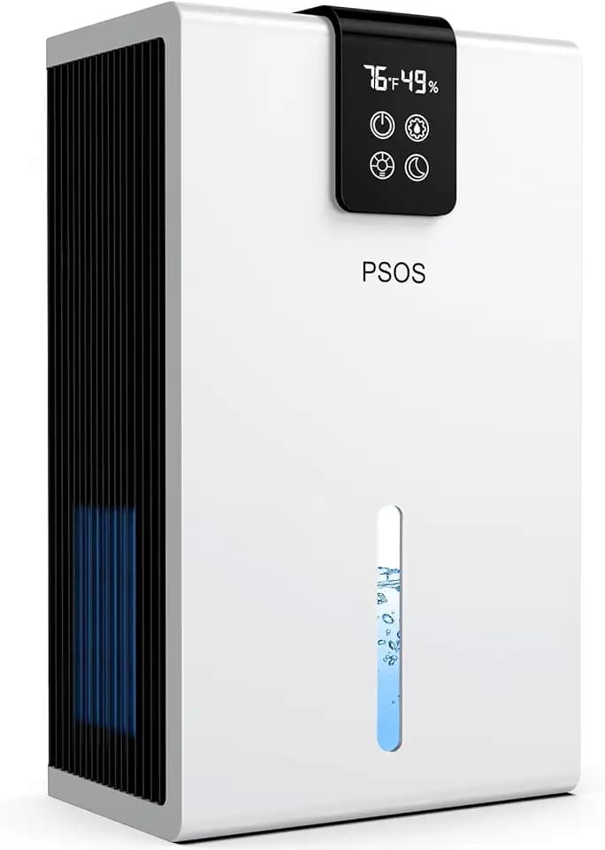 Luftentfeuchter, 2800ML Elektrischer Luftentfeuchter mit Ultra-Leise Automatischer Abschaltung, 7 Farben Licht Entfeuchter für Keller Badezimmer, Raumentfeuchter Dehumidifier für Schlafzimmer
