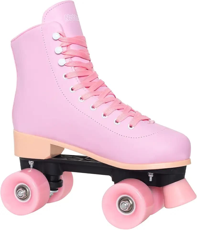 Nattork Roller Skates for Women Outdoor Fun Fashionable Roller Derby Skates for Men Girls Boys Indoor Rink Skates