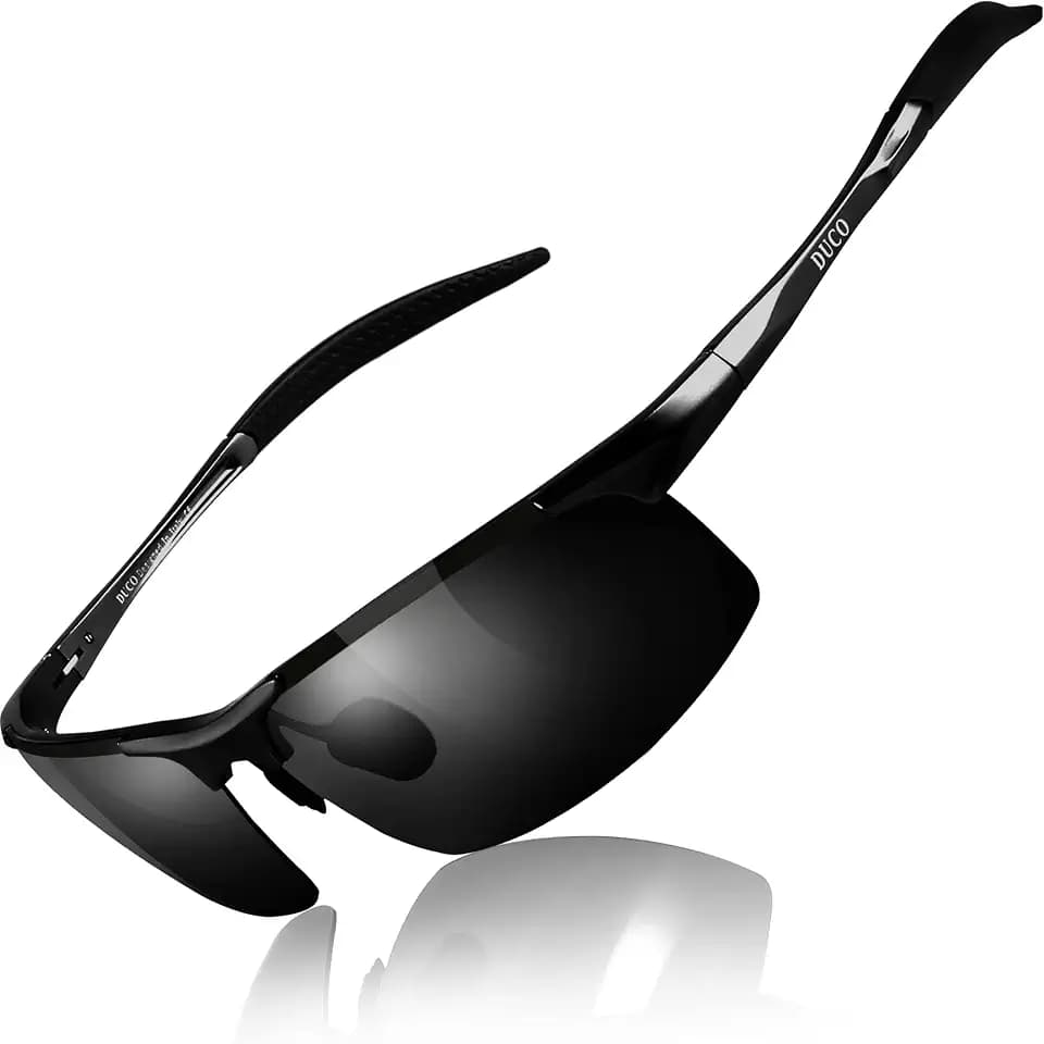 DUCO Mens Sports Polarized Sunglasses UV Protection Sunglasses for Men 8177