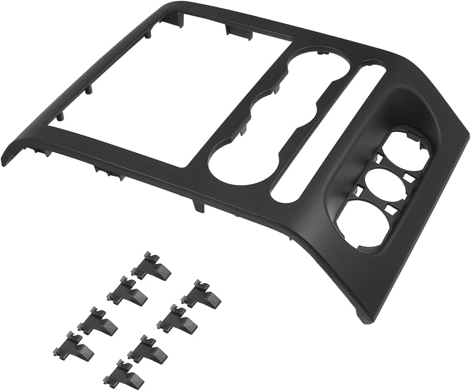 Front Dash Radio Bezel Center Trim Panel Cover for Ford F-150 2004 2005 2006 2007 2008 No.68414-ED50C Dash Panel Cover Bezel Trim Auto Replacement Parts