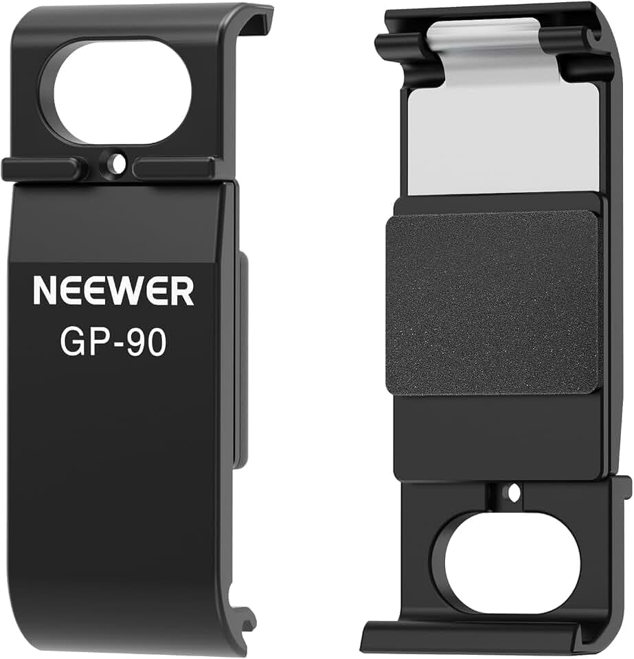 NEEWER Action Cam Akku Seitenklappe Kompatibel mit GoPro Hero 13 12 11 10 9 Black, staubdichter Ersatz für die Batteriefach Abdeckung mit Durchgang zum USB C Ladeanschluss, GP-90