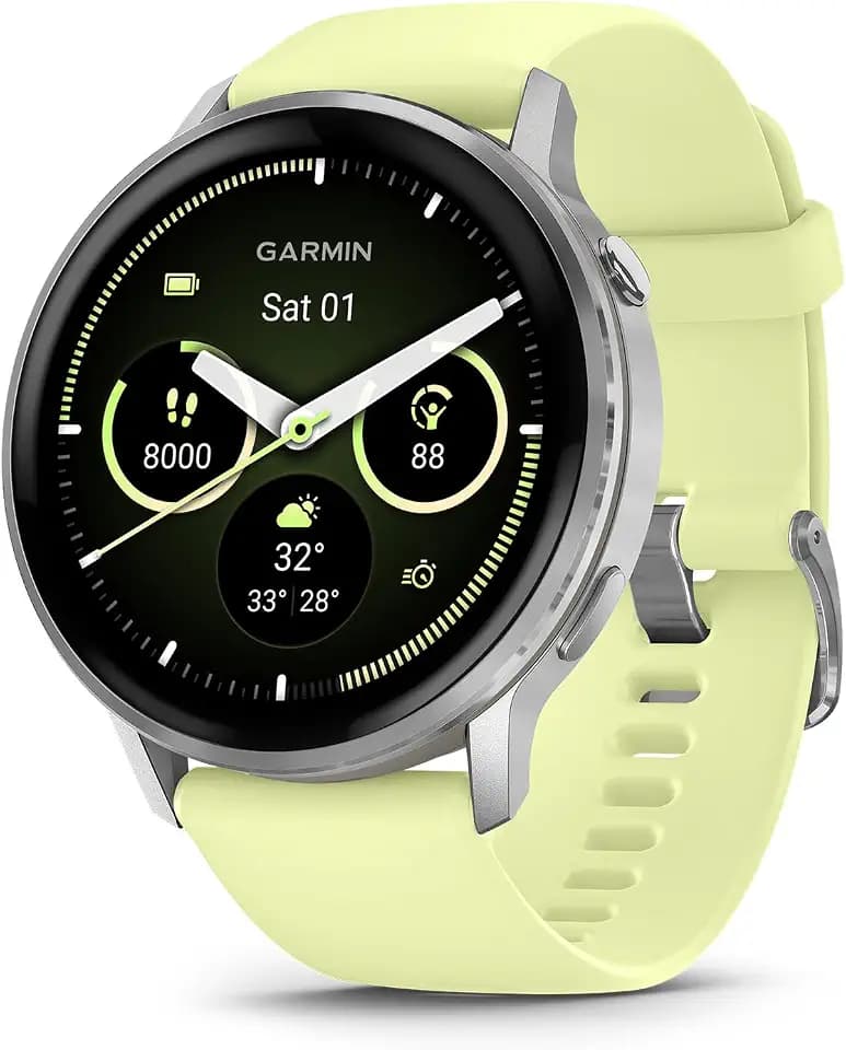 Garmin Venu® 4, Advanced Fitness Smartwatch, 45mm, Citron Silicone