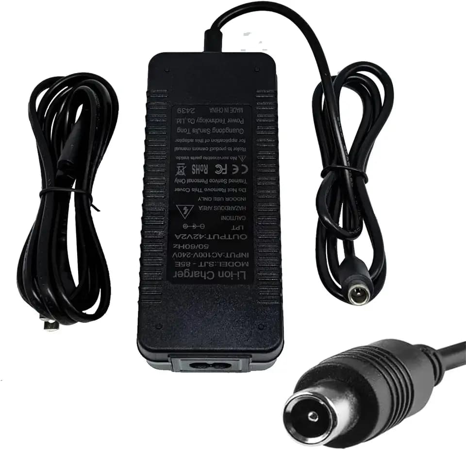 42V 2Amp Charger for Segway ES1 ES1L ES2 ES4 E22 E25 F20 F30 F40 Plus/MAX G30LP, Xiaomi M365, Pro/Pro2 Lime, Lime-S, Bird, Aovo pro/Aovopro, Bird, Volpam, Skip, Spin and Hiboy S2R