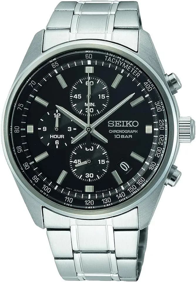 Seiko Herren-Uhr Quarz Edelstahl mit Edelstahlband SSB379P1