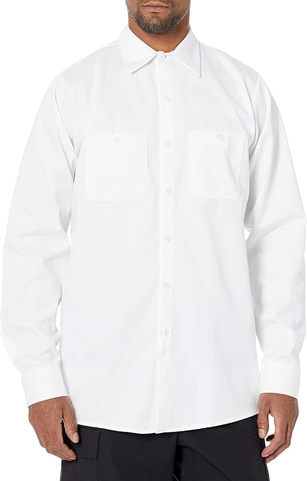 Red Kap Men's Wrinkle Resistant Cotton Work Shirt