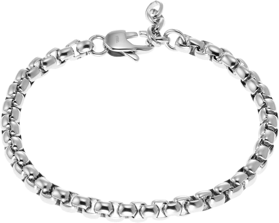 Fossil Unisex-Edelstahlarmband mit Karabinerverschluss