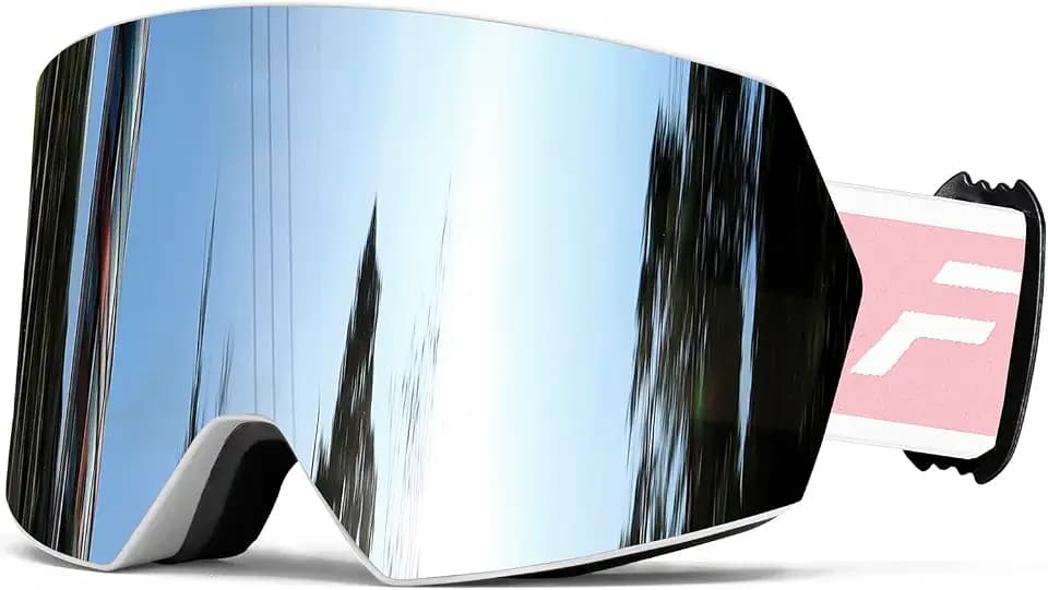 FMY Skibrille für Männer, Frauen und Jugendliche – Anti-Beschlag-Schutz UV400 Snowboard- und Skibrille für Erwachsene