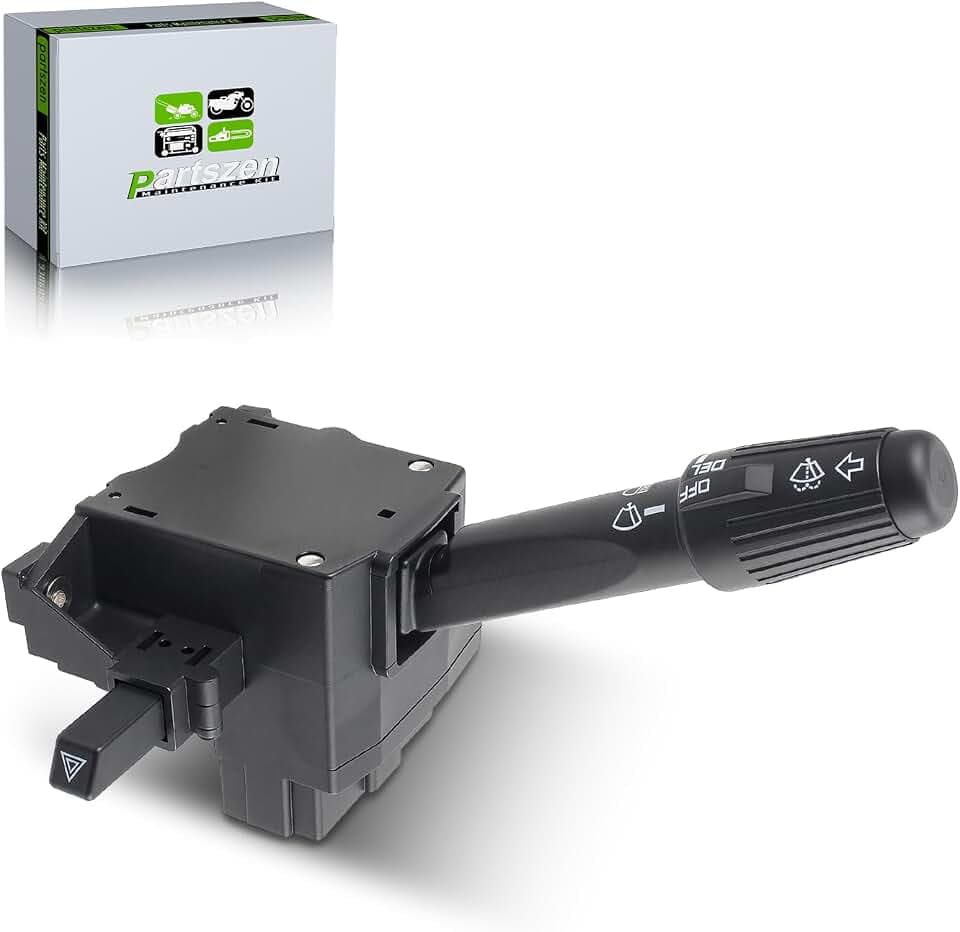 2330813 4443943 Turn Signal Switch for Dodge Ram 1500 2500 3500 Durango for Chrysler Imperial for Plymouth Prowler for Jeep Grand Cherokee Multifunction Dimmer Wiper Replace SM401 DS739