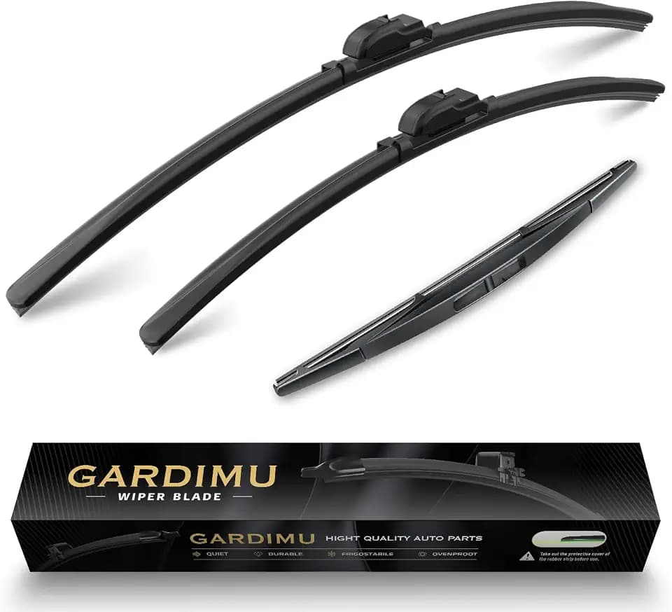 Front and Rear Windshield Wipers for Nissan Armada 2017-2024