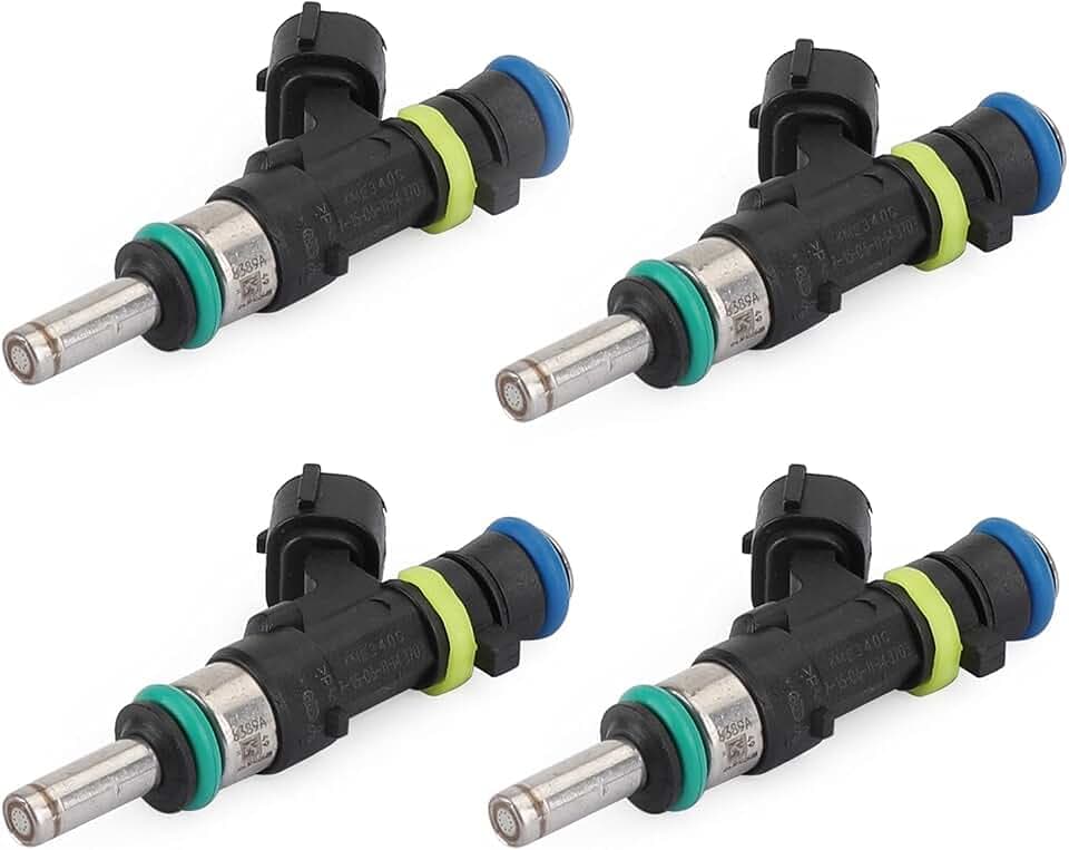 4PCS Fuel Injectors Fit For Mitsubishi Lancer 2015-2017,Outlander/Outlander Sport 2014-2019,Outlander PHEV 2018-2019,Fuel Injector Nozzle Replaces 1465A412