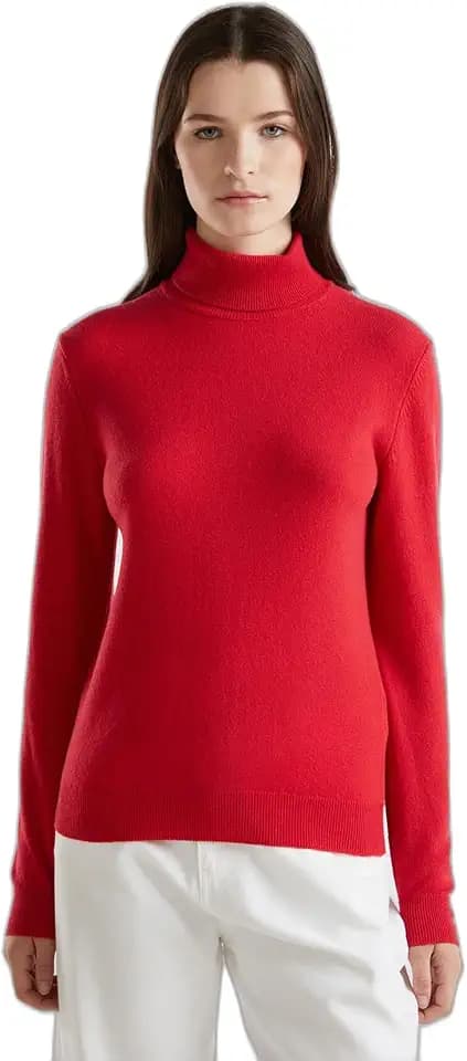 United Colors of Benetton Damen Maglia Ciclista M/L 1002d2348 Pullover (1er Pack)