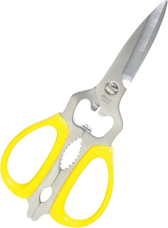 Marusho Industries Silky NKS-215DT Cooking Scissors, Yellow